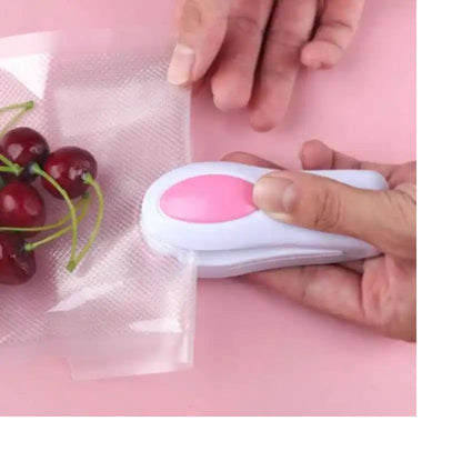 Mini Heat Sealer –Plastic Bag for Food Storage & Moisture Protection